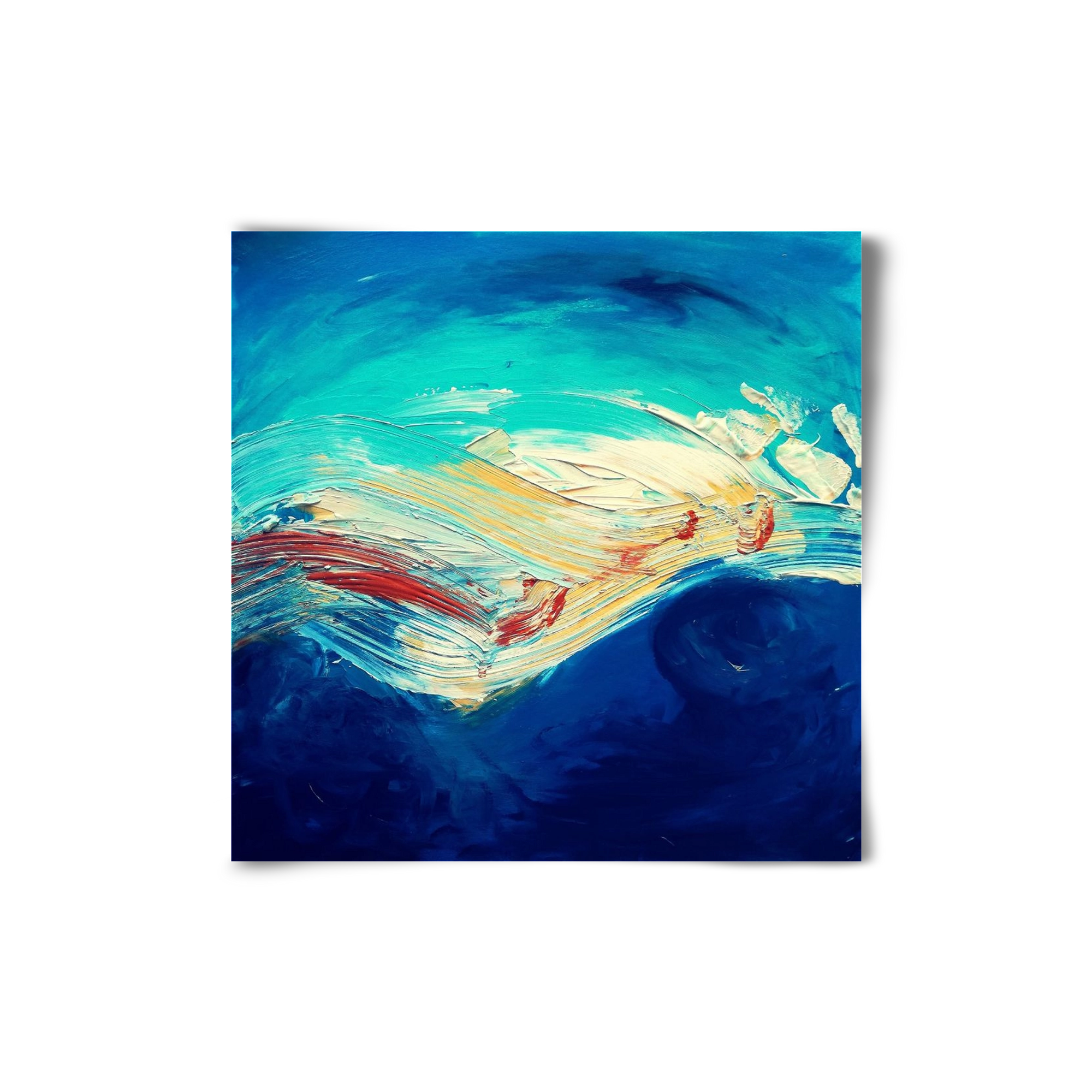 Turbulence, 20x20 cm, Keret nélkül