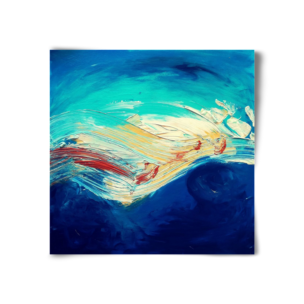 Turbulence, 30x30 cm, Keret nélkül
