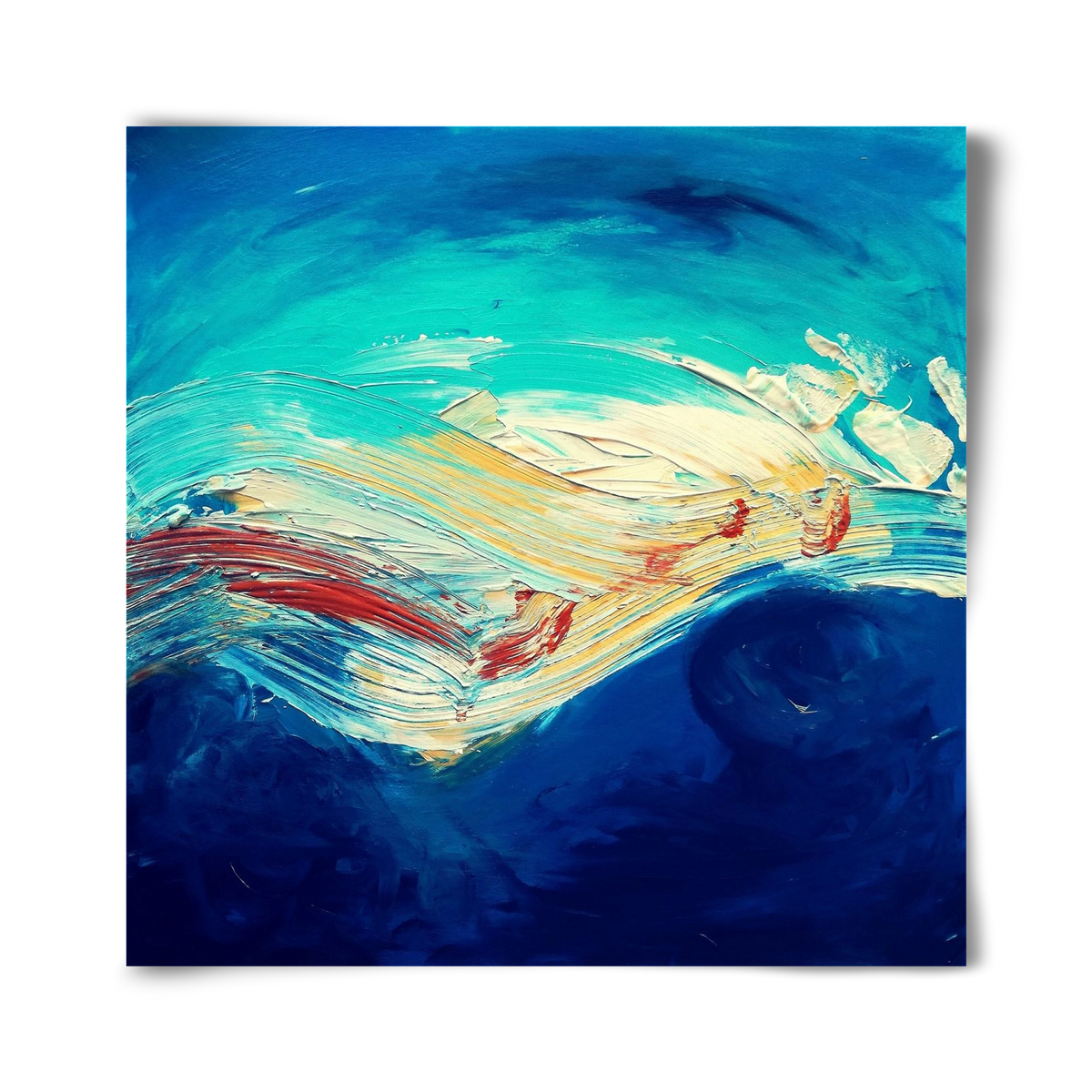 Turbulence, 40x40 cm, Keret nélkül