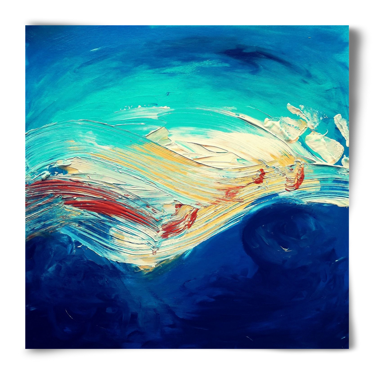 Turbulence, 50x50 cm, Keret nélkül