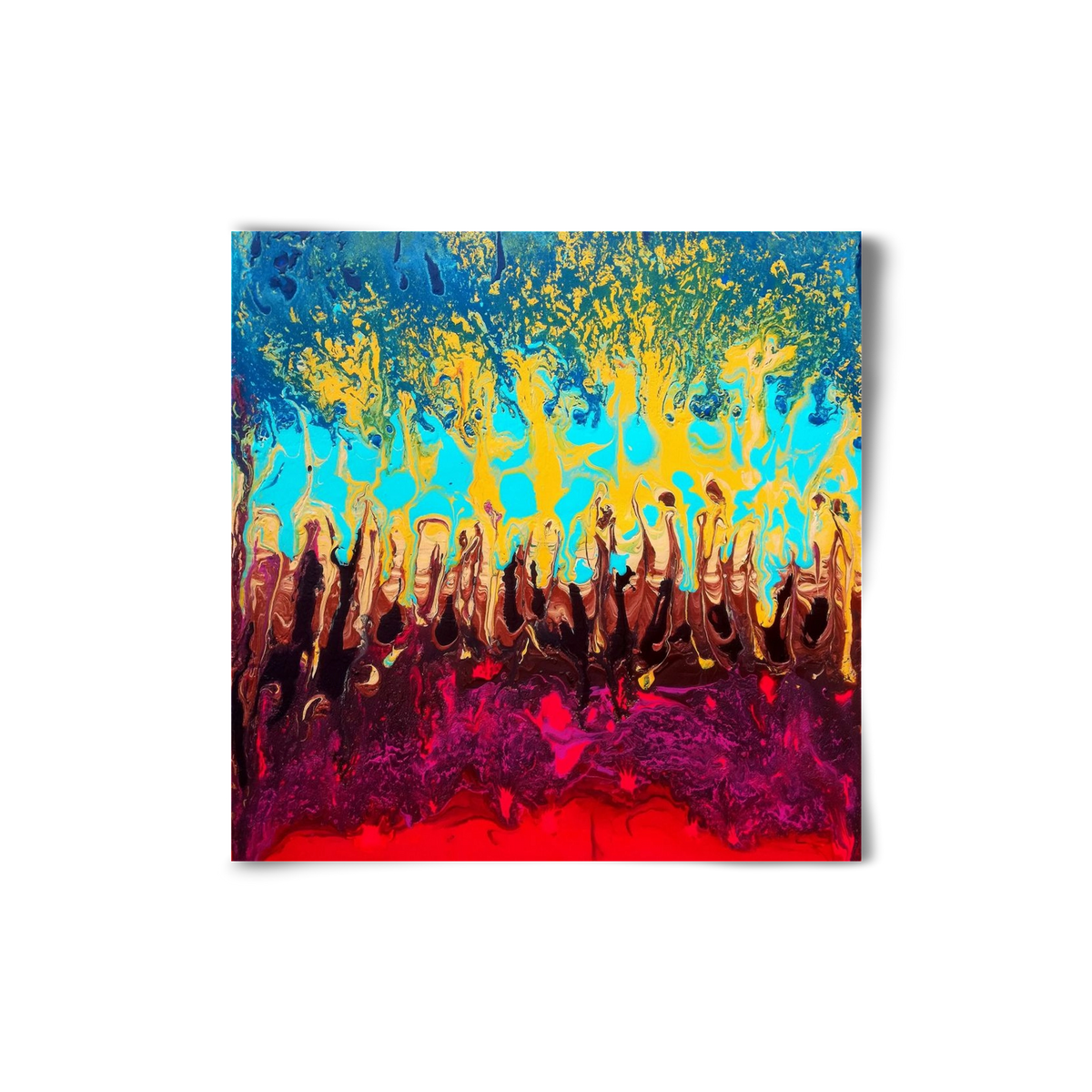 Fire of life, 20x20 cm, Keret nélkül