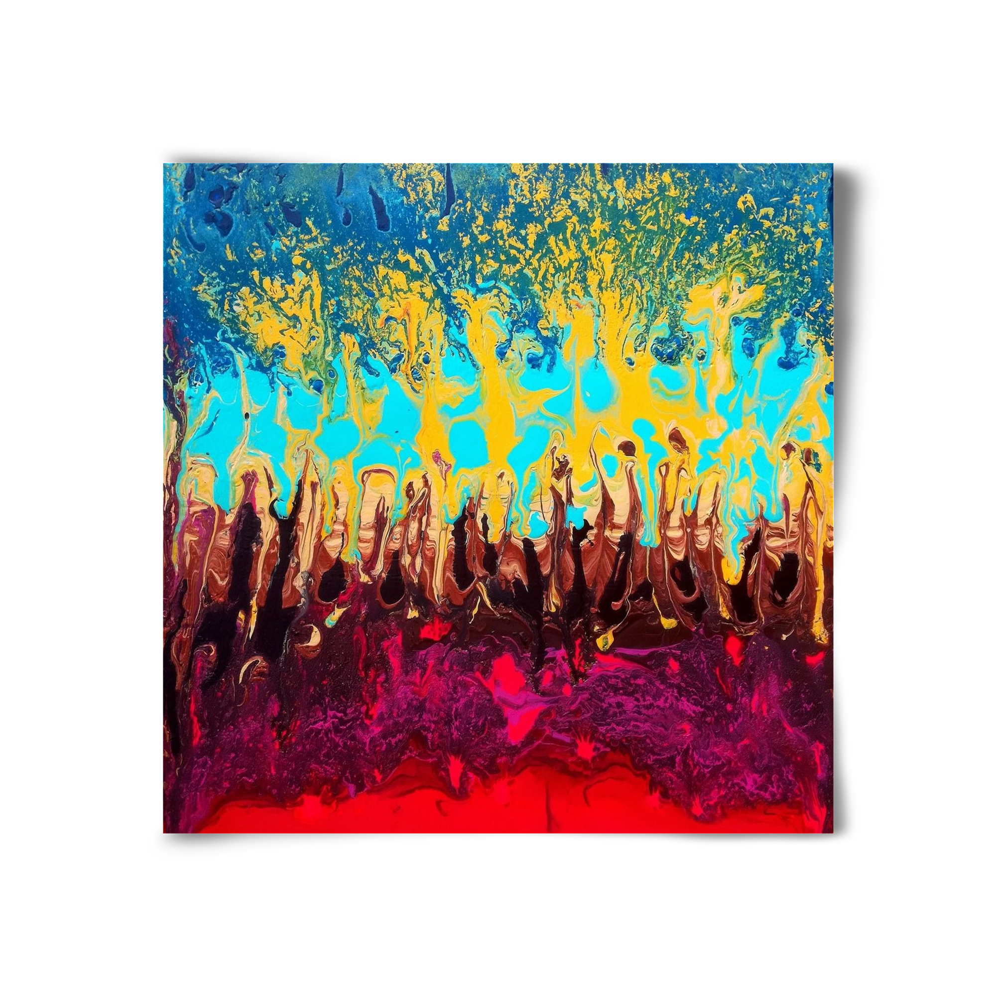 Fire of life, 30x30 cm, Keret nélkül