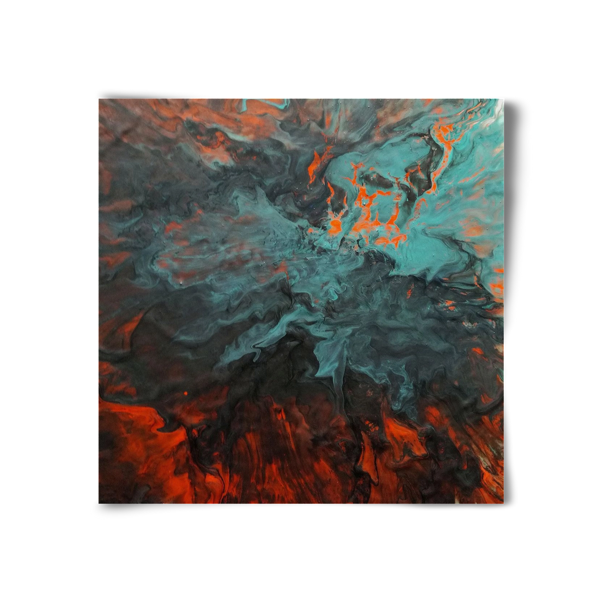 Lava breaking free, 30x30 cm, Keret nélkül