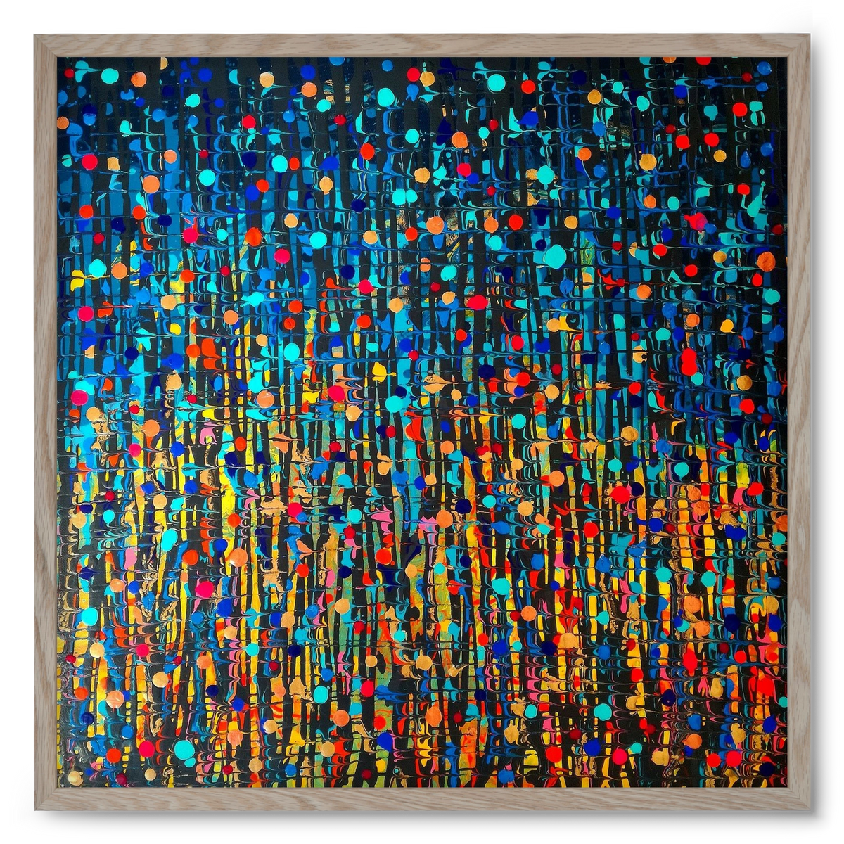 Mystique, 50x50 cm (50x50 cm), Tölgy keret