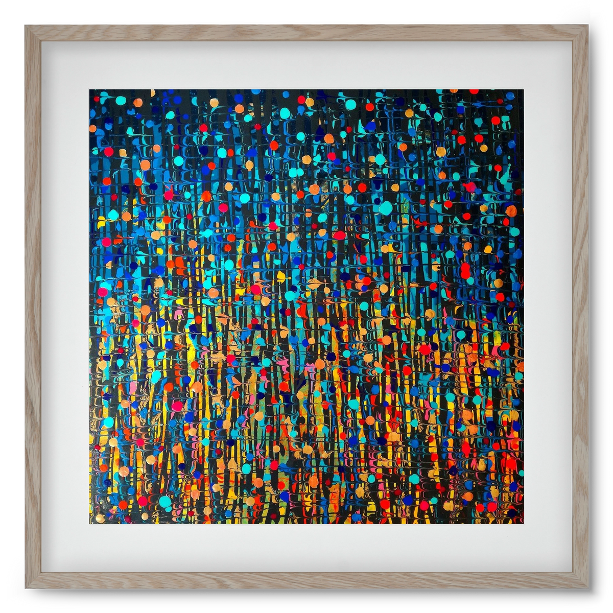 Mystique, 50x50 cm (40x40 cm), Tölgy keret, paszpartuval