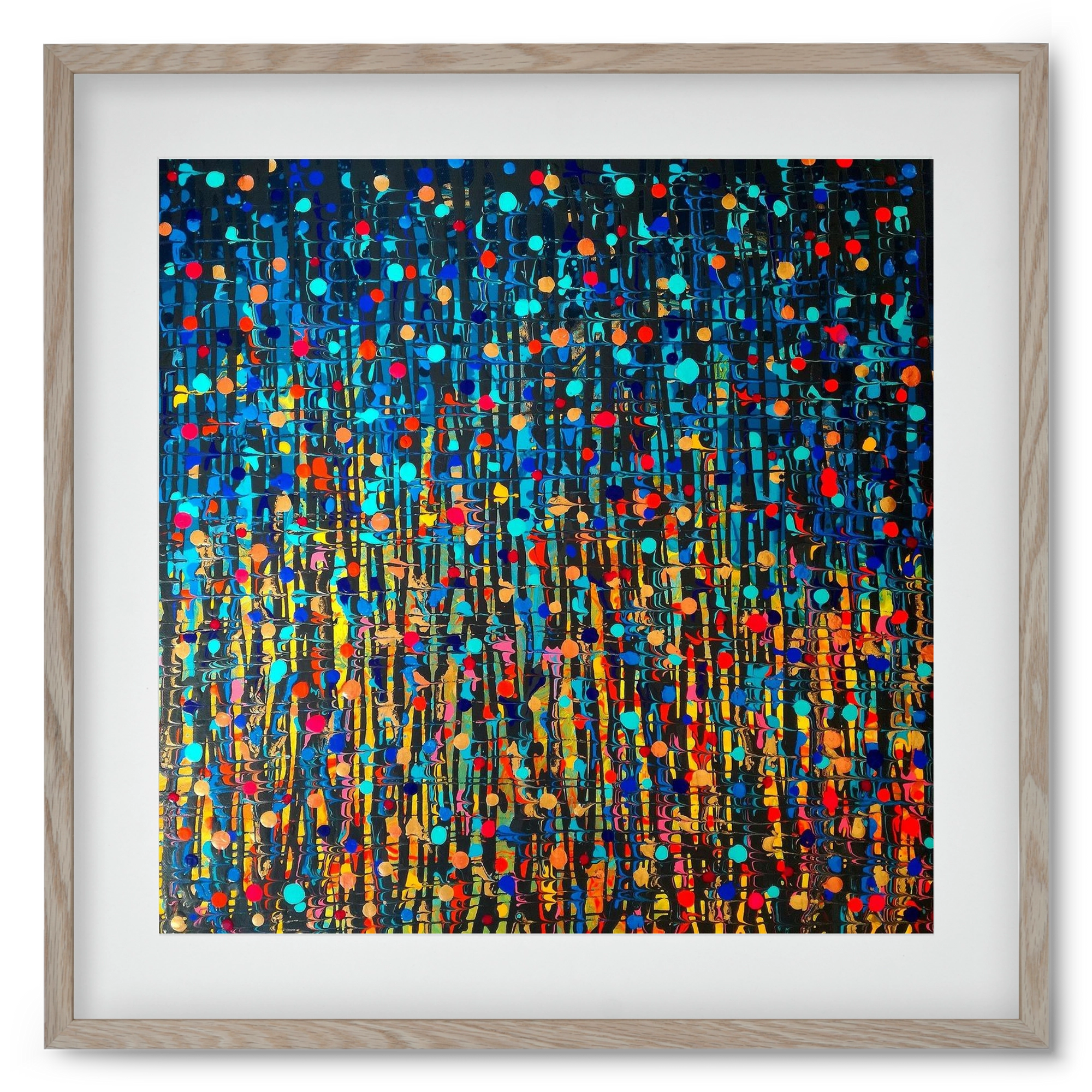 Mystique, 50x50 cm (40x40 cm), Tölgy keret, paszpartuval