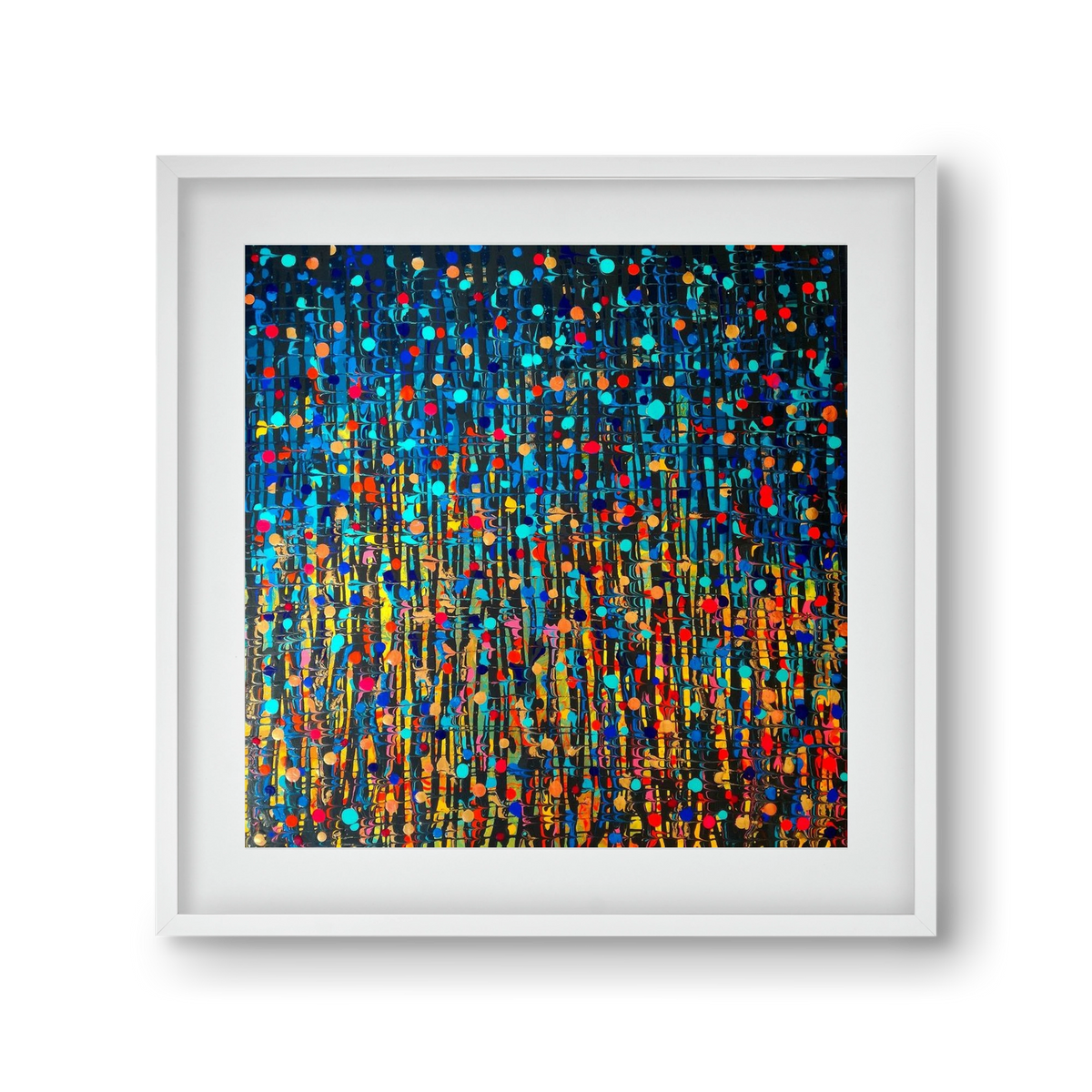 Mystique, 30x30 cm (20x20 cm), Fehér keret, paszpartuval