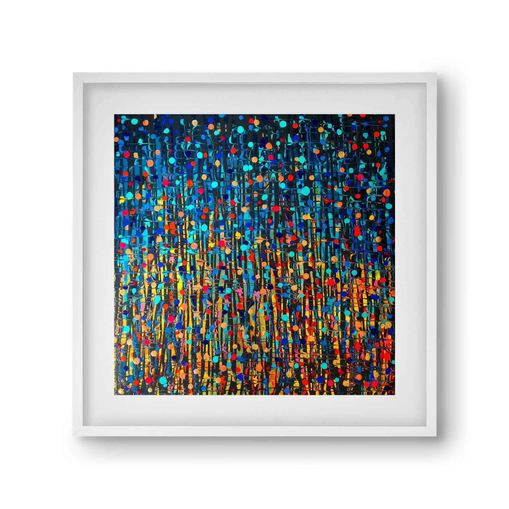 Mystique, 30x30 cm (20x20 cm), Fehér keret, paszpartuval