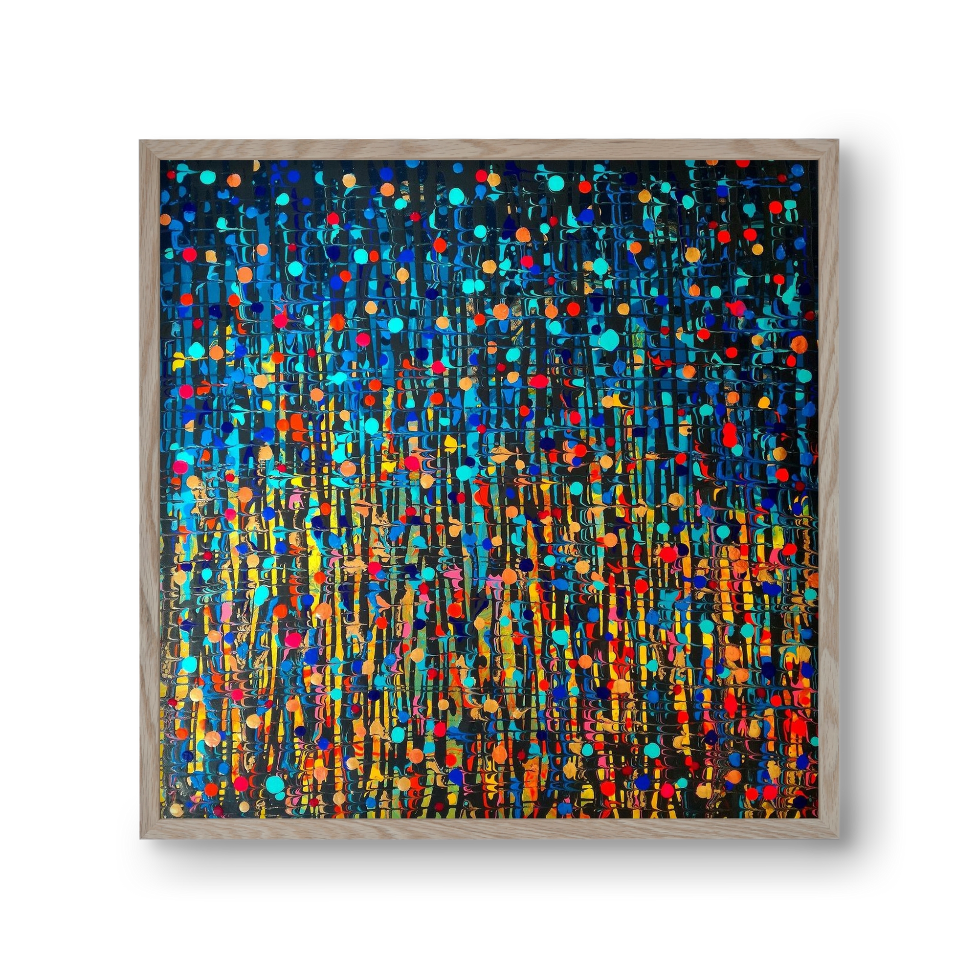 Mystique, 30x30 cm (30x30 cm), Tölgy keret