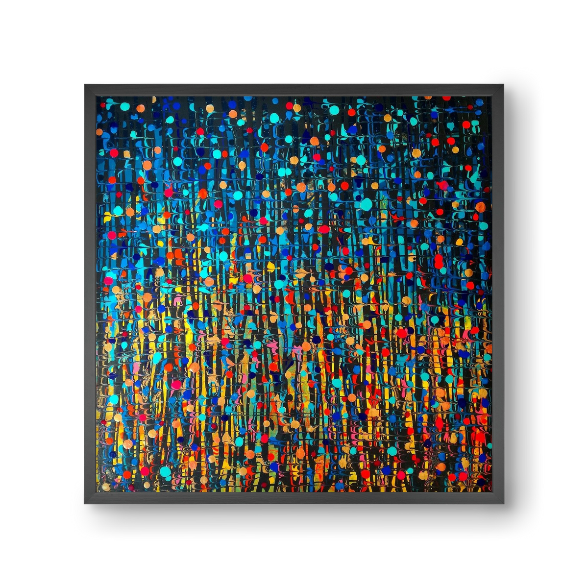 Mystique, 30x30 cm (30x30 cm), Fekete keret