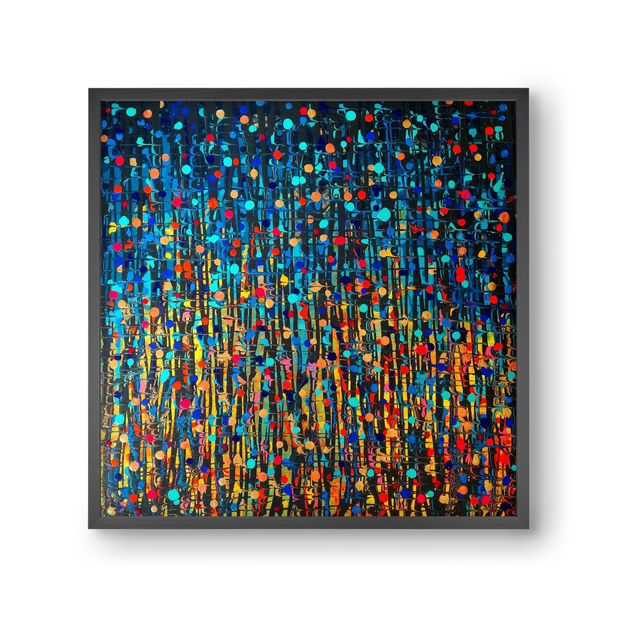 Mystique, 30x30 cm (30x30 cm), Fekete keret