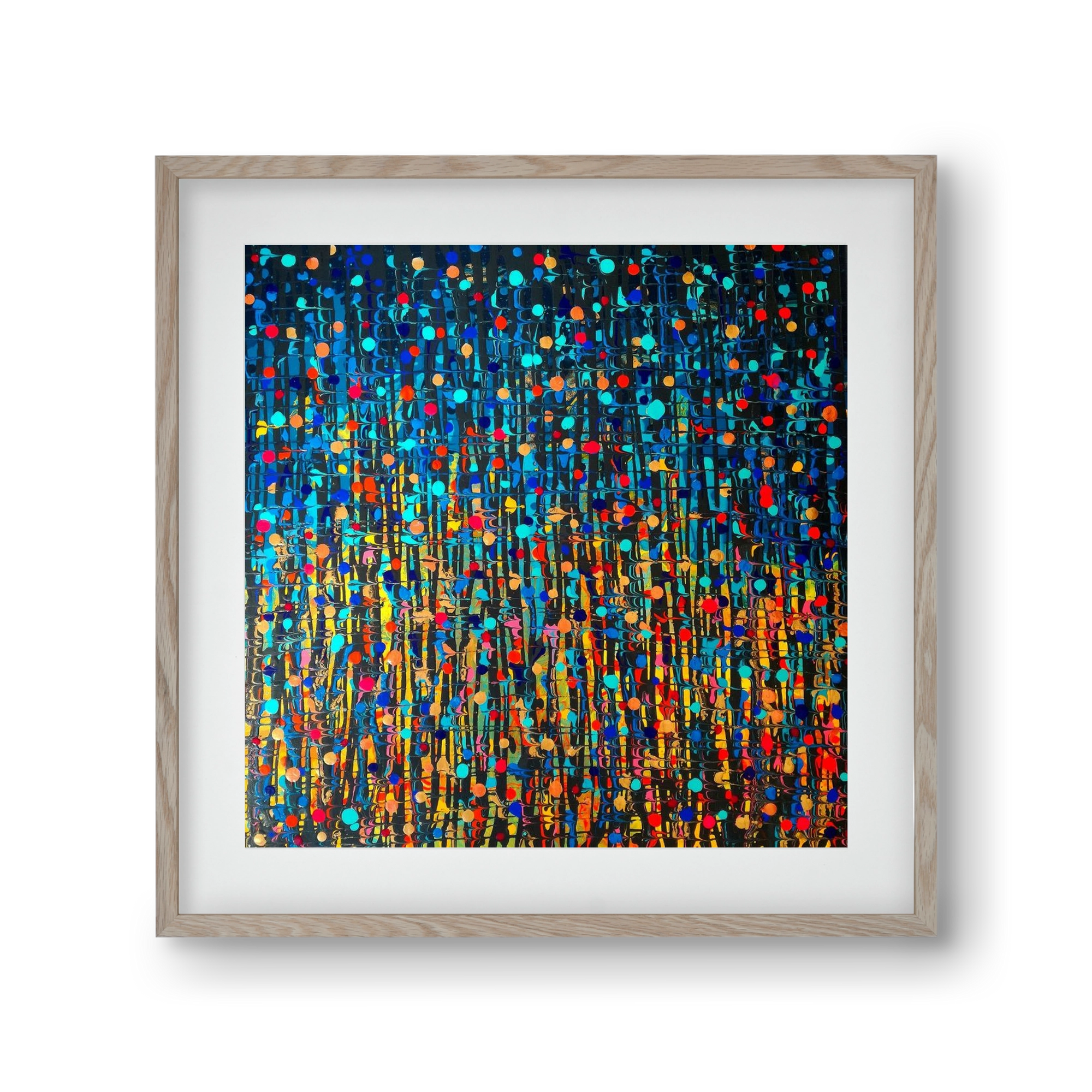 Mystique, 30x30 cm (20x20 cm), Tölgy keret, paszpartuval