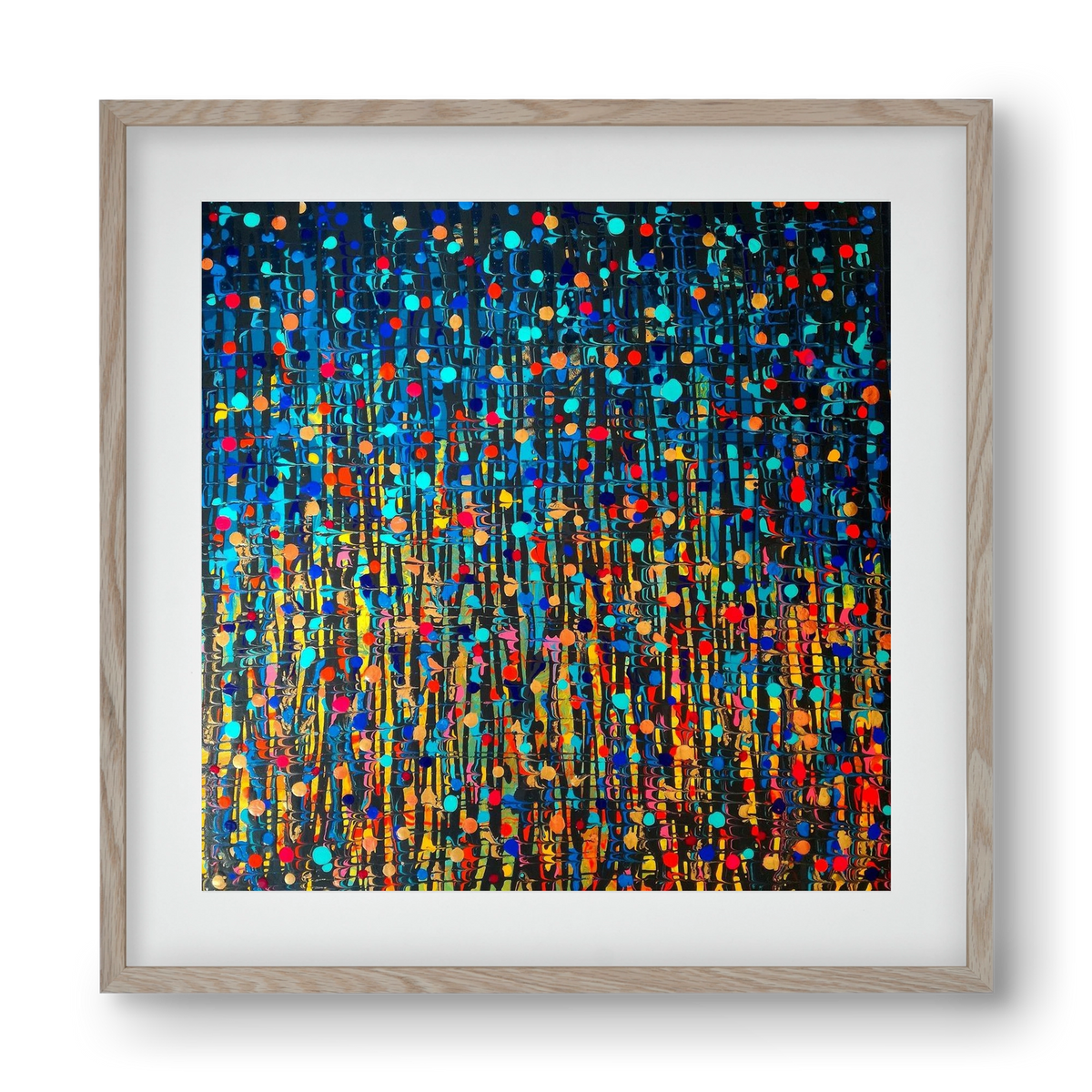 Mystique, 40x40 cm (30x30 cm), Tölgy keret, paszpartuval