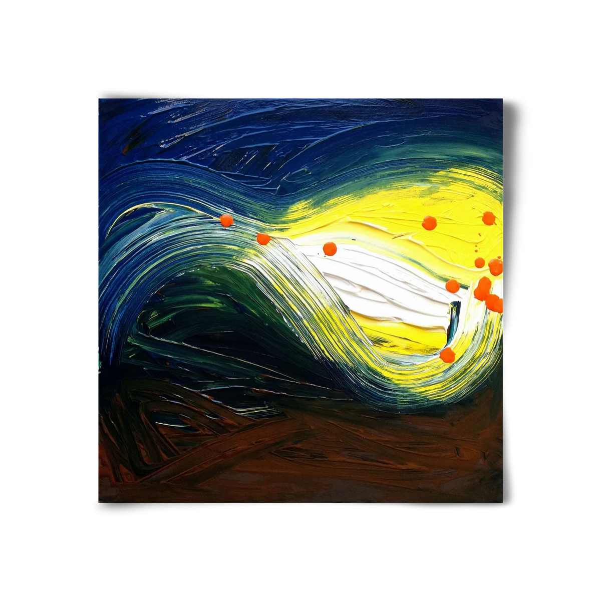 Rejtett jelentés, 30x30 cm, Keret nélkül