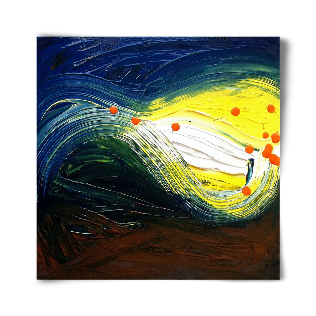 Rejtett jelentés, 40x40 cm, Keret nélkül