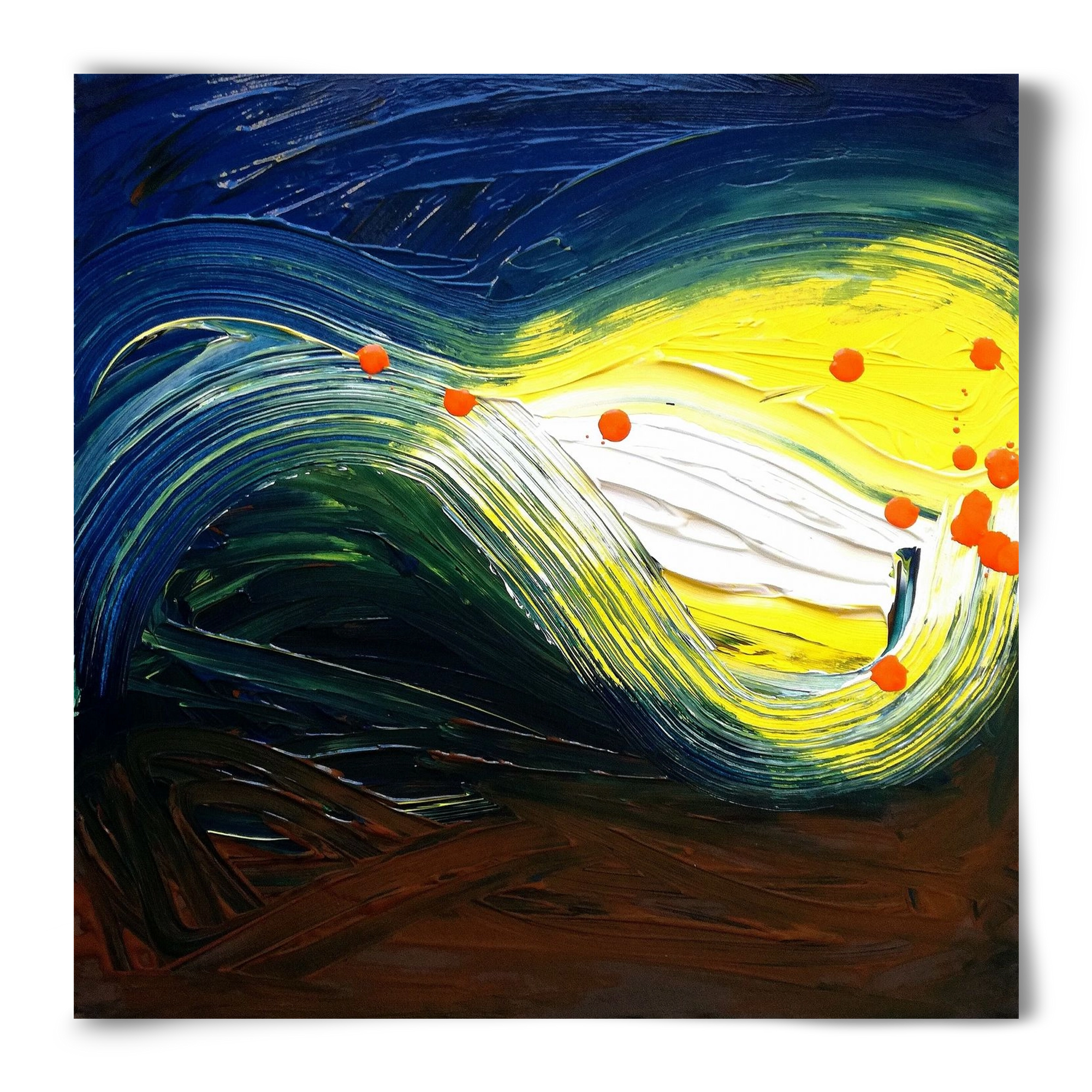 Rejtett jelentés, 50x50 cm, Keret nélkül