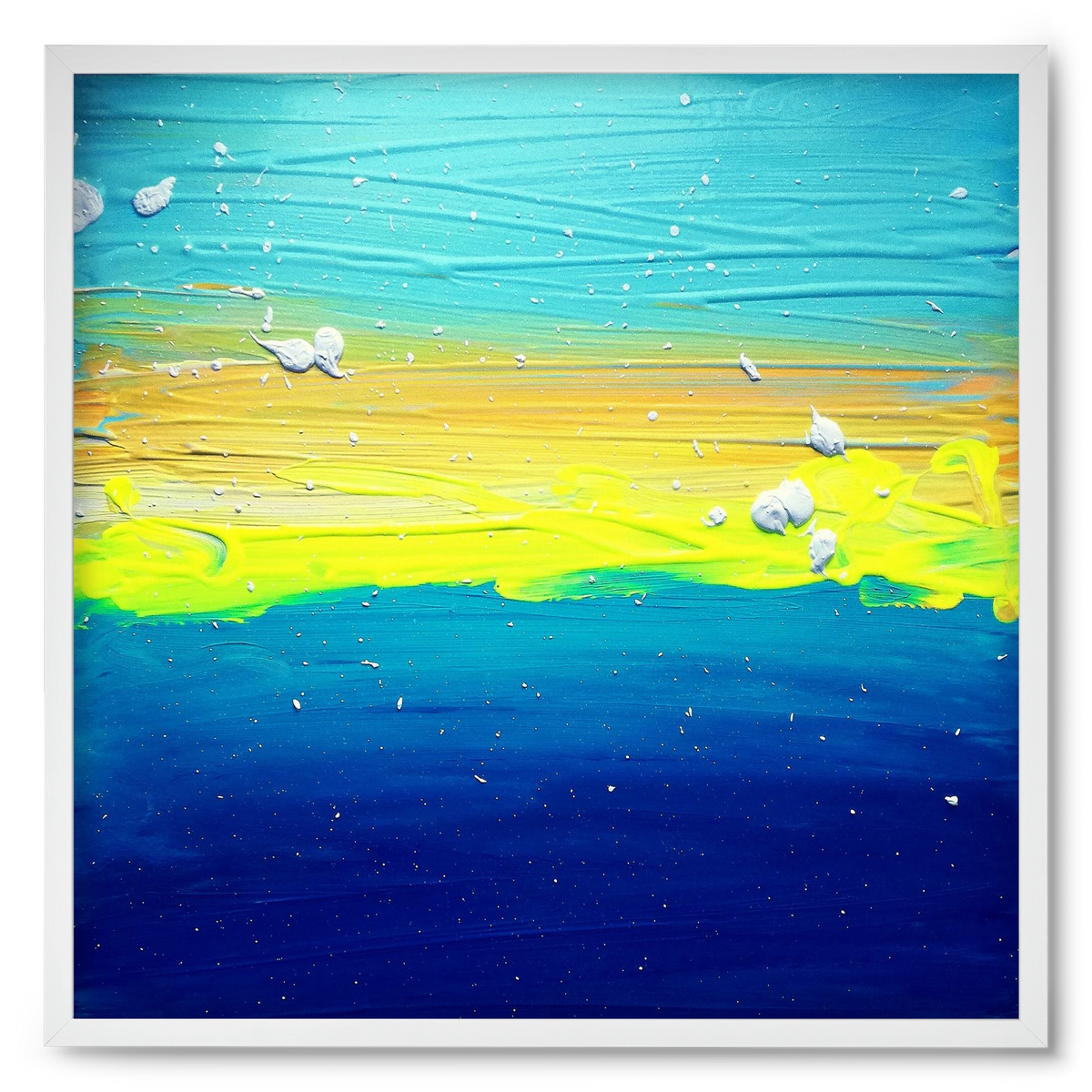 Vastness, 50x50 cm (50x50 cm), Fehér keret