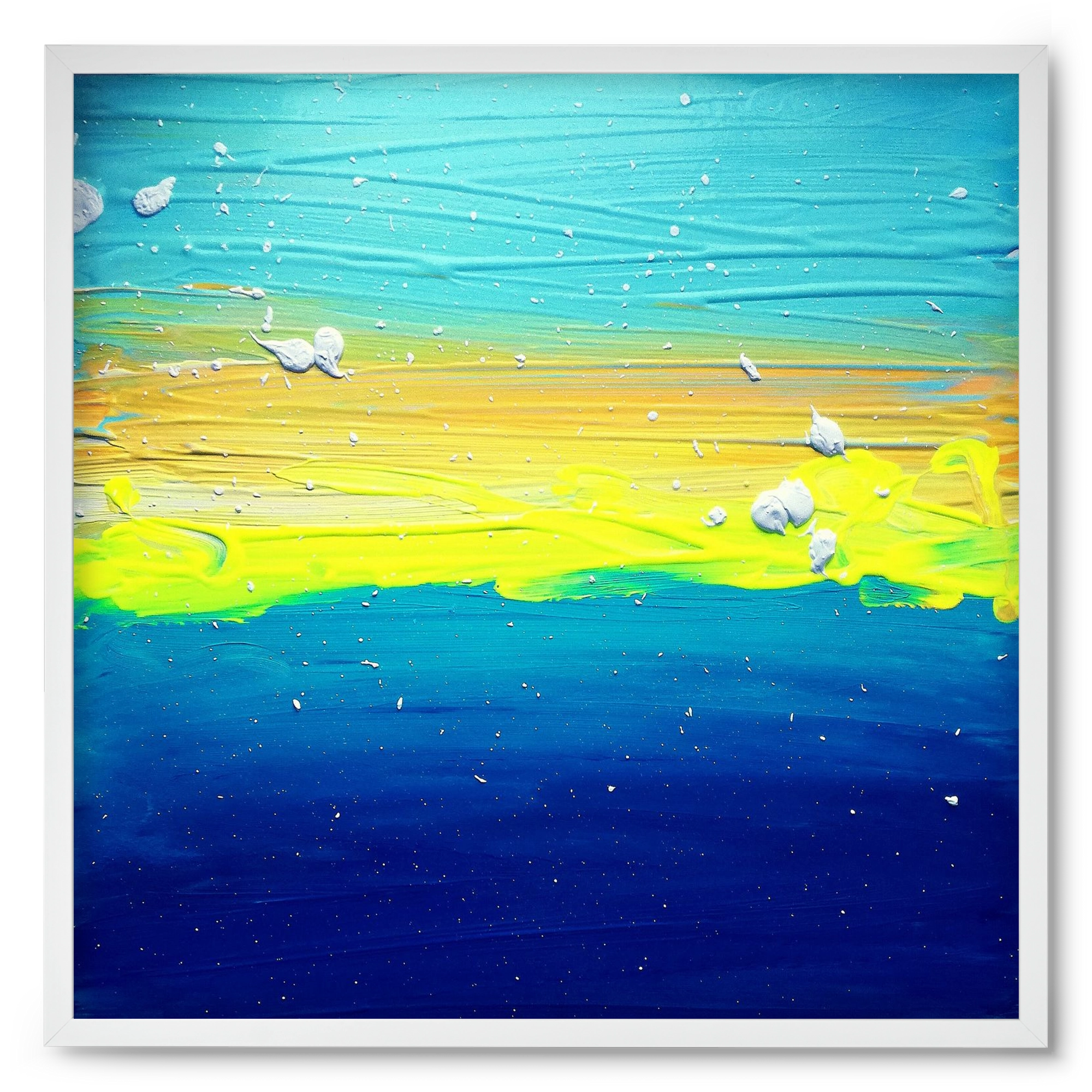 Vastness, 50x50 cm (50x50 cm), Fehér keret