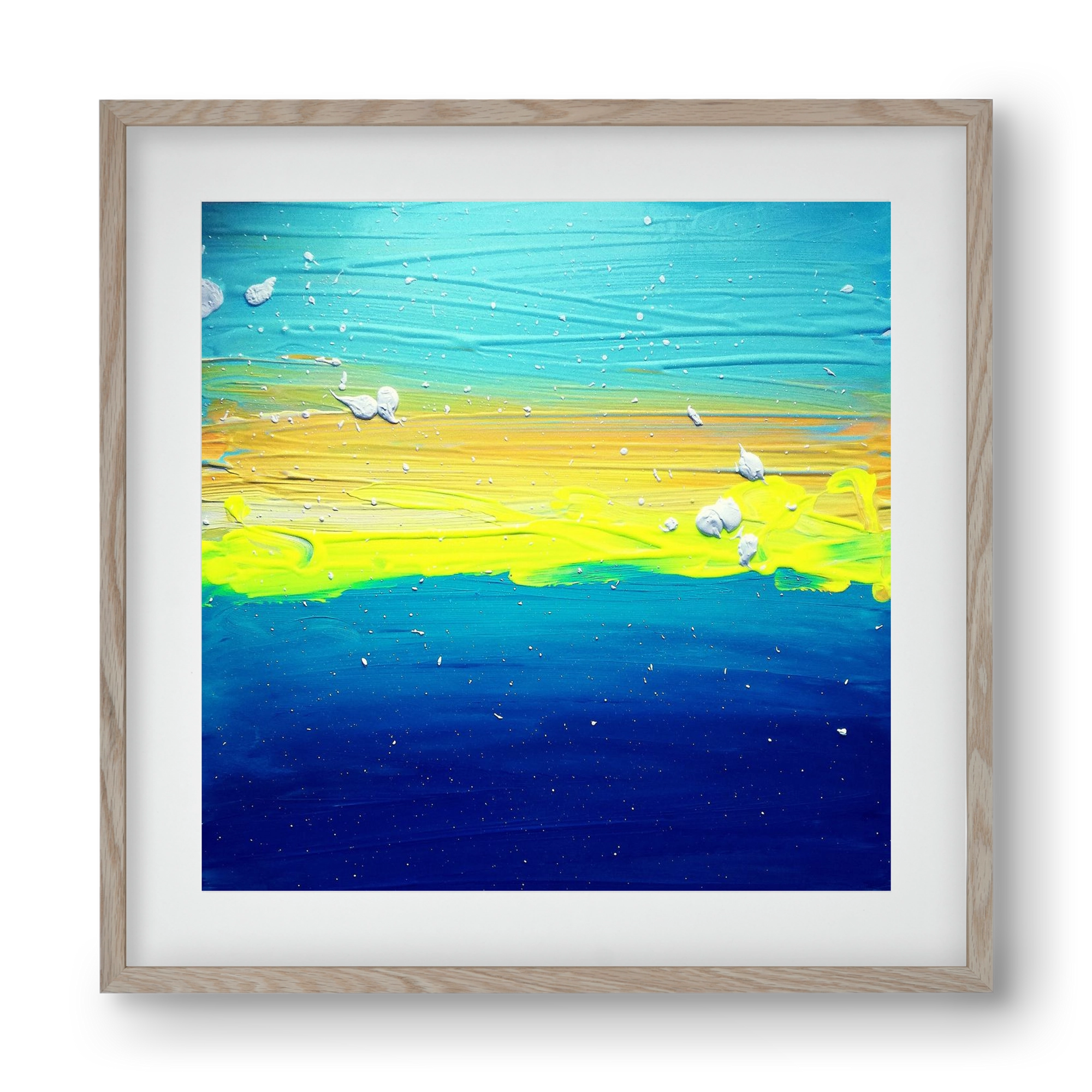 Vastness, 40x40 cm (30x30 cm), Tölgy keret, paszpartuval