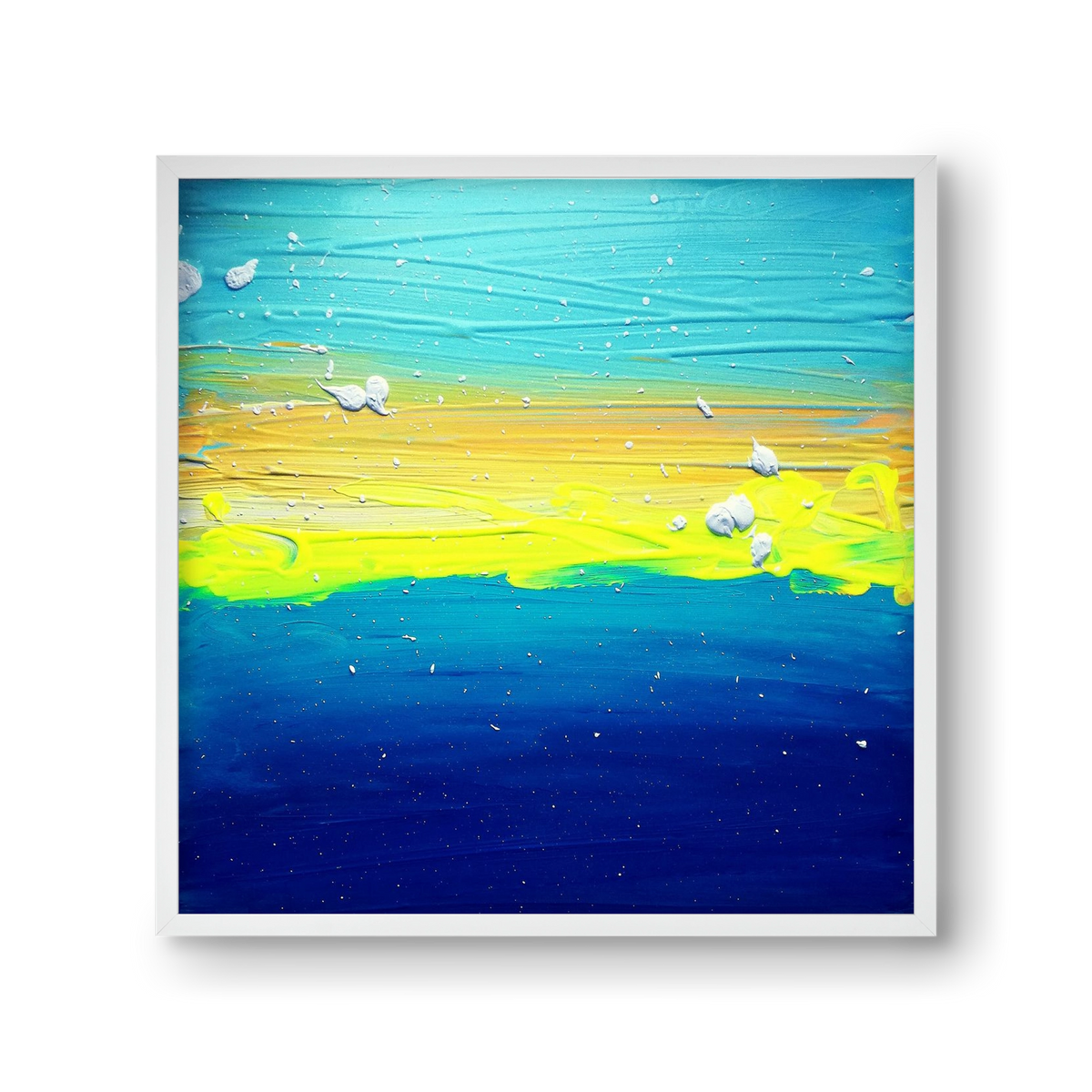 Vastness, 30x30 cm (30x30 cm), Fehér keret