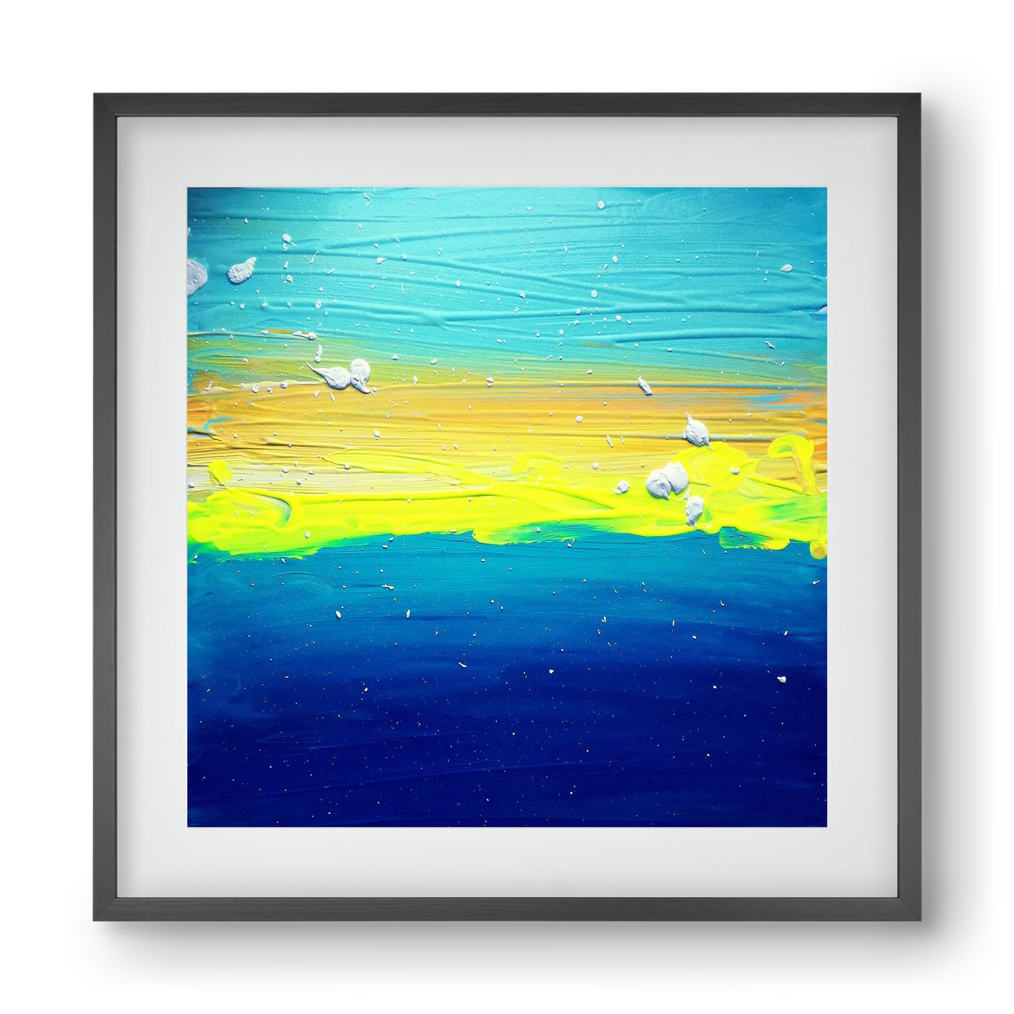 Vastness, 40x40 cm (30x30 cm), Fekete keret, paszpartuval