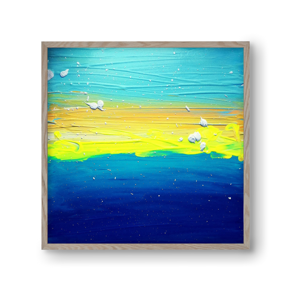 Vastness, 30x30 cm (30x30 cm), Tölgy keret