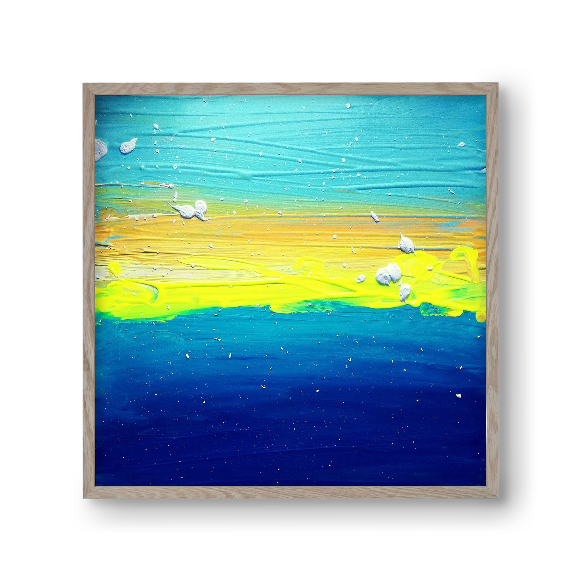 Vastness, 30x30 cm (30x30 cm), Tölgy keret