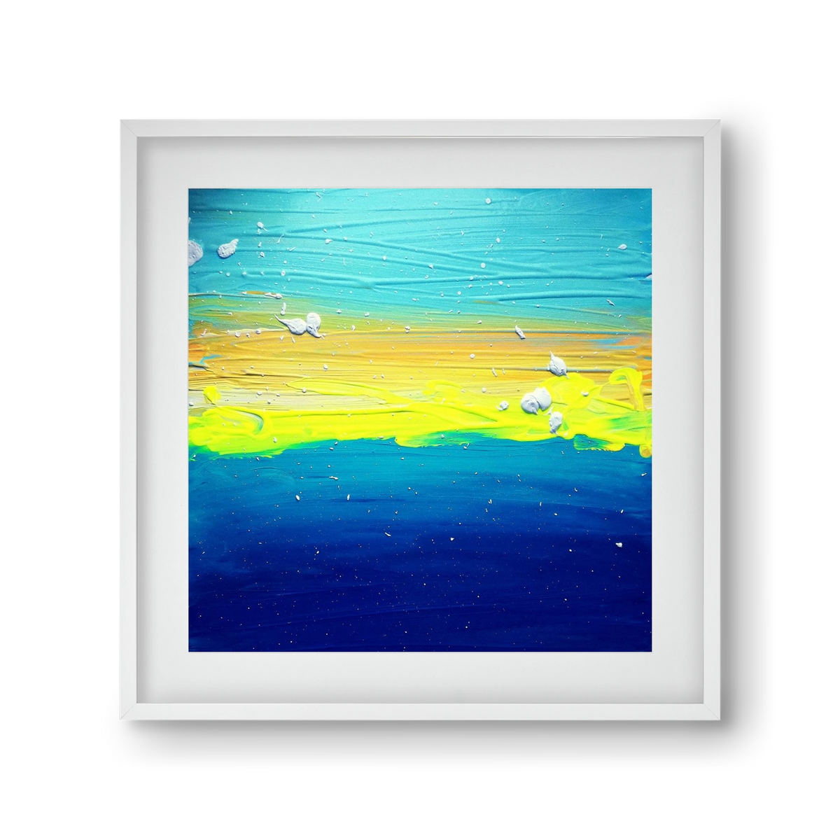 Vastness, 30x30 cm (20x20 cm), Fehér keret, paszpartuval