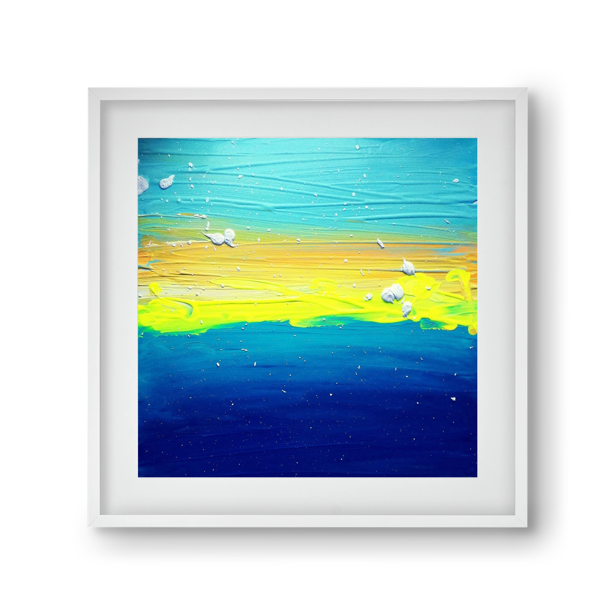 Vastness, 30x30 cm (20x20 cm), Fehér keret, paszpartuval