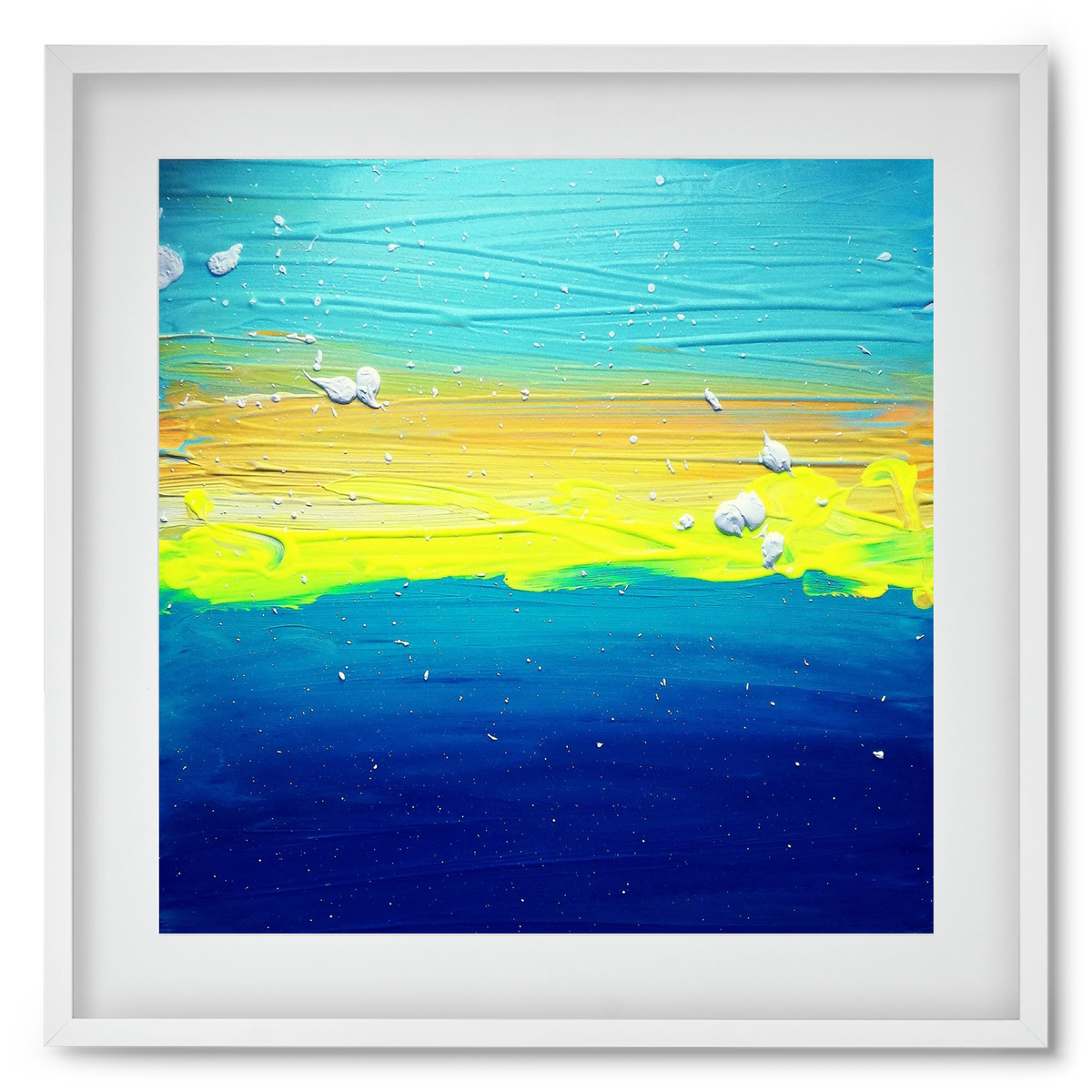 Vastness, 50x50 cm (40x40 cm), Fehér keret, paszpartuval