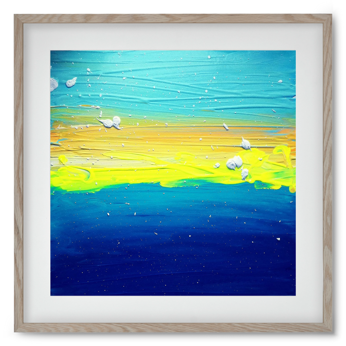 Vastness, 50x50 cm (40x40 cm), Tölgy keret, paszpartuval