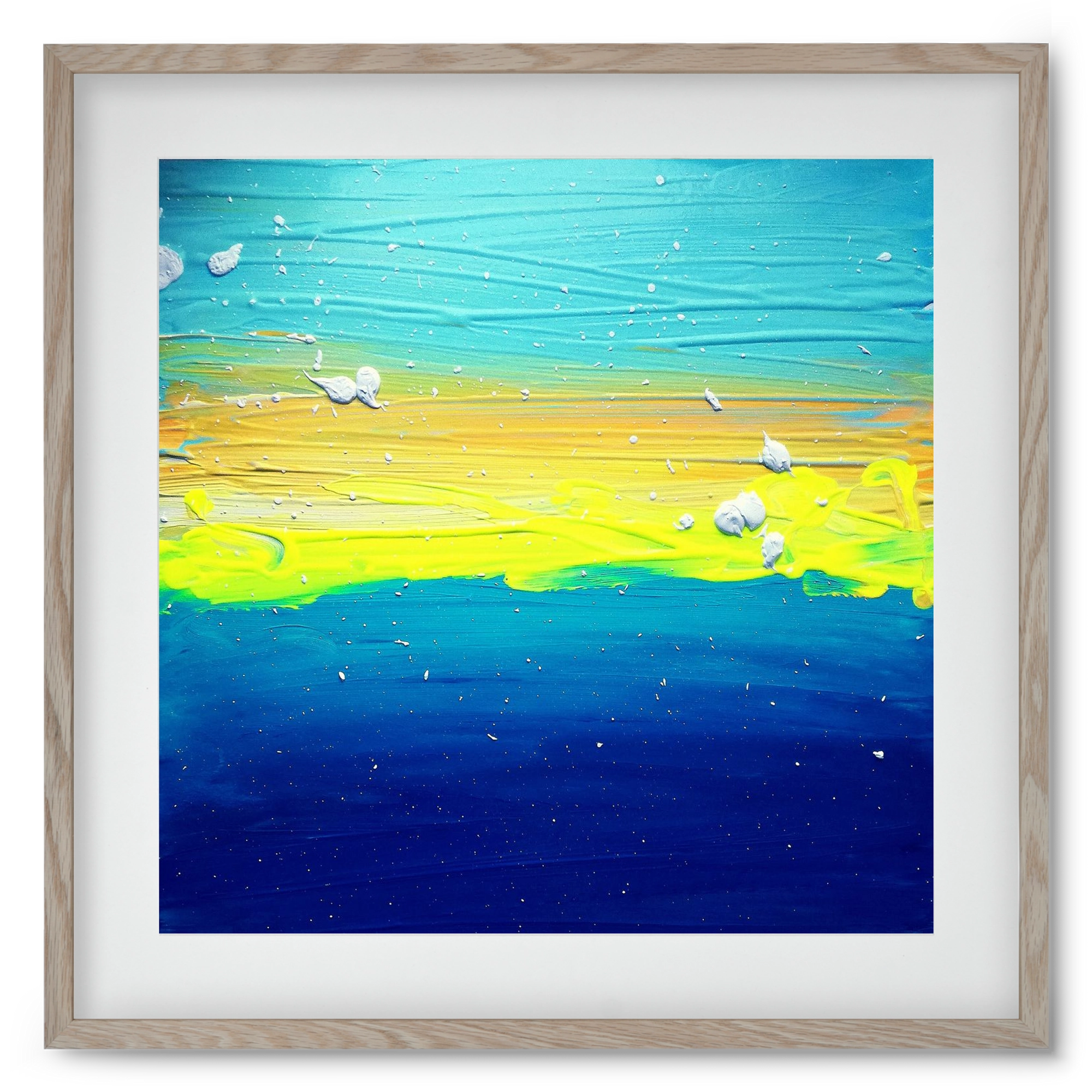 Vastness, 50x50 cm (40x40 cm), Tölgy keret, paszpartuval