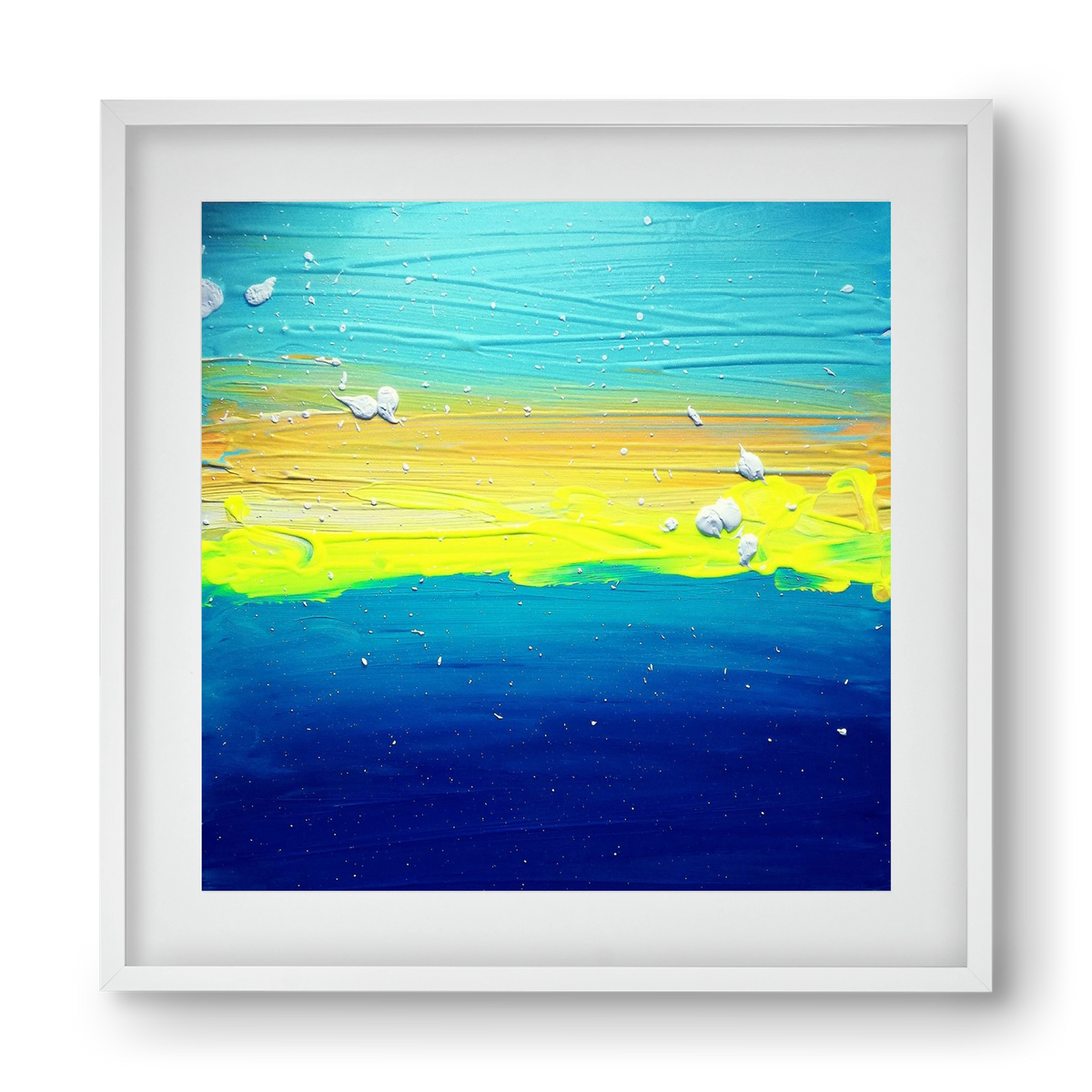 Vastness, 40x40 cm (30x30 cm), Fehér keret, paszpartuval