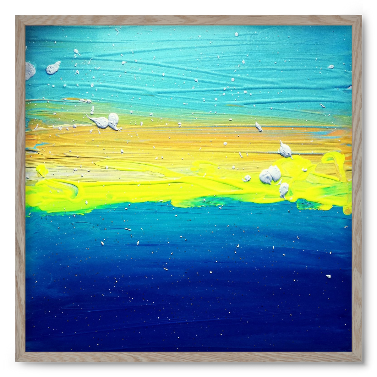 Vastness, 50x50 cm (50x50 cm), Tölgy keret