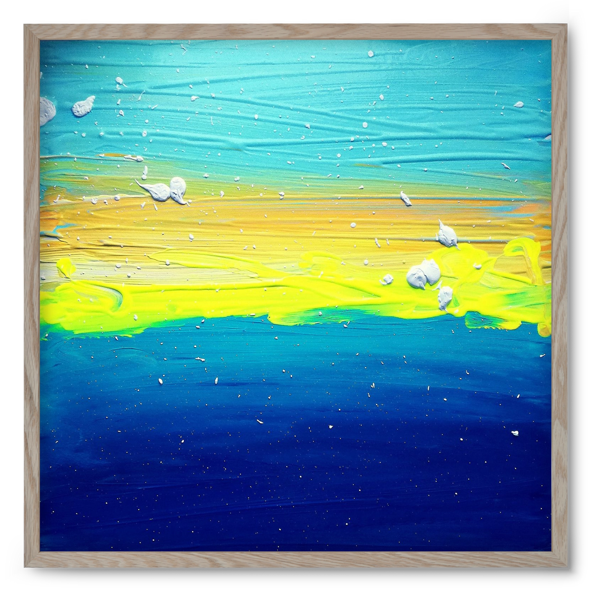 Vastness, 50x50 cm (50x50 cm), Tölgy keret