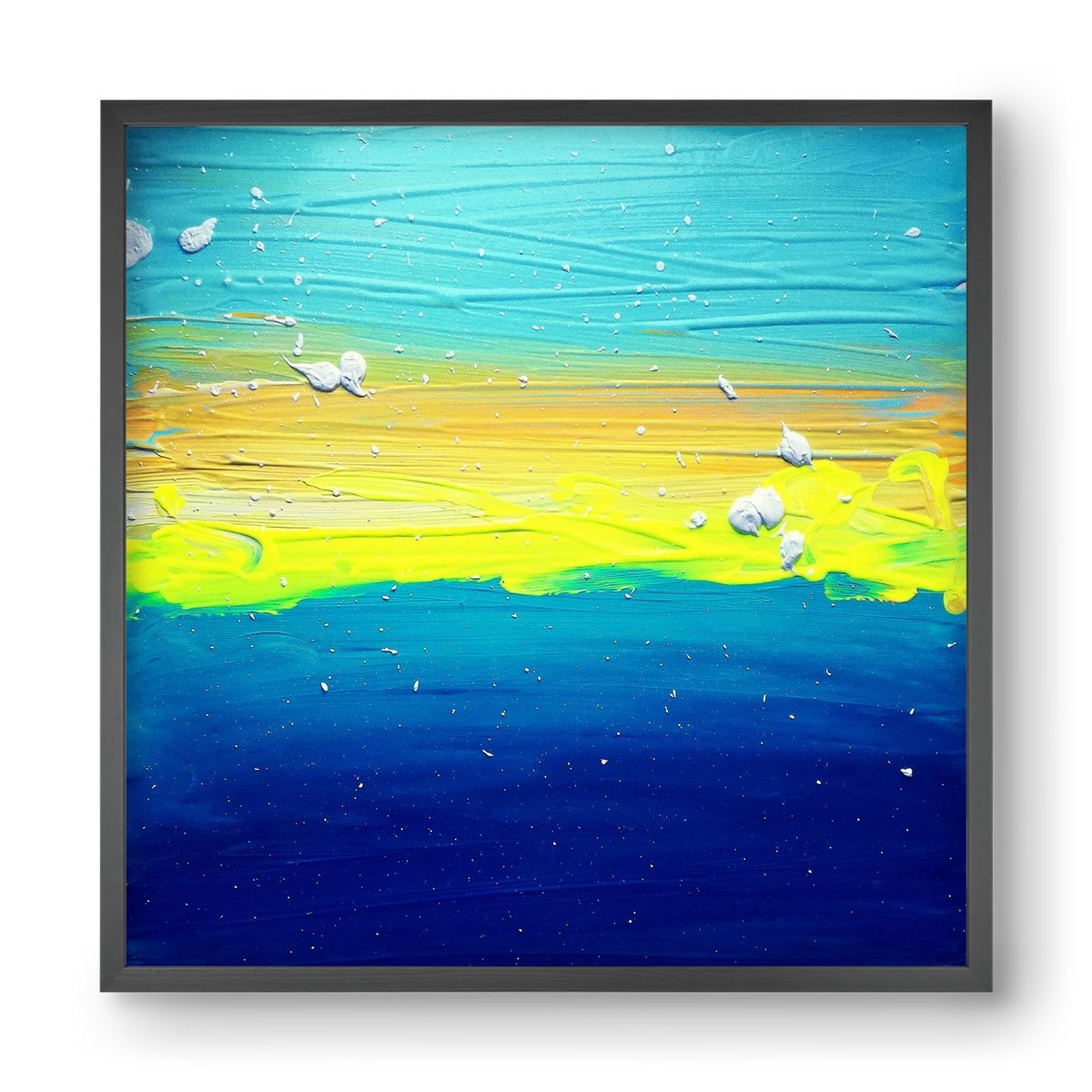 Vastness, 40x40 cm (40x40 cm), Fekete keret