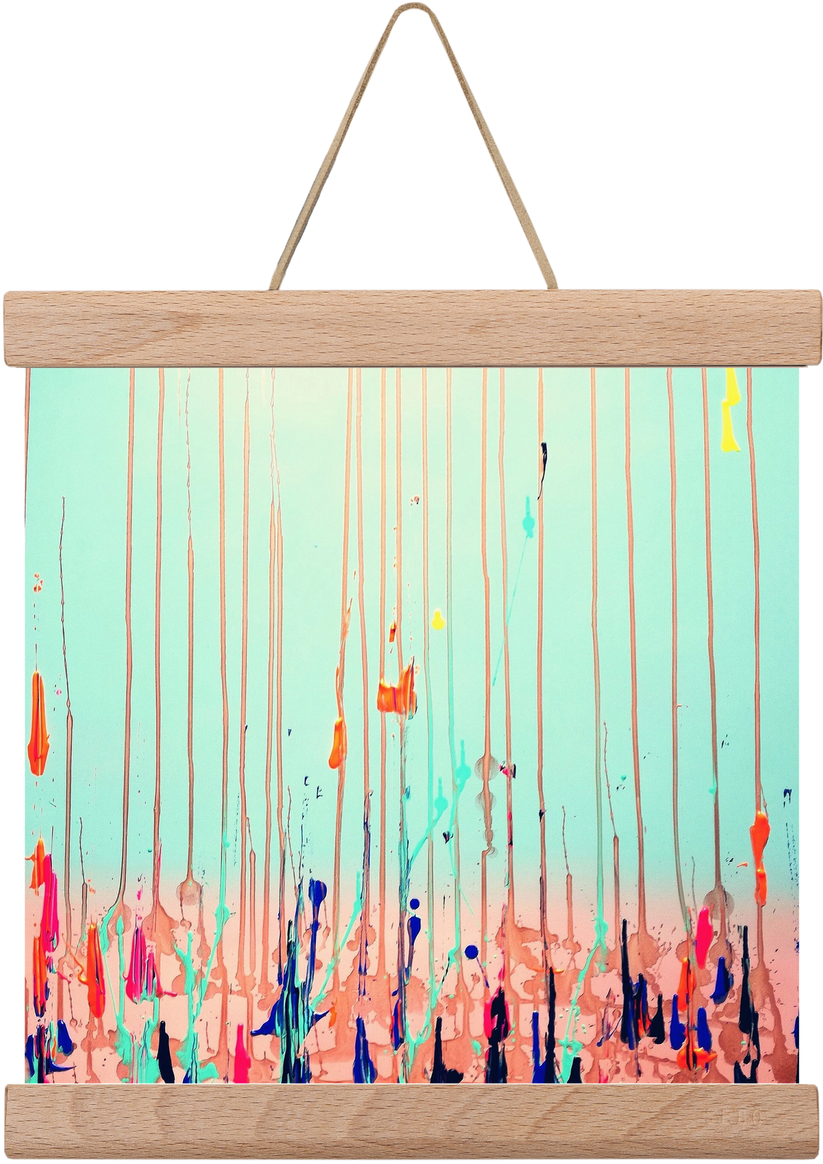 Jó reggelt!, 20x20 cm (20x20 cm), Tölgy akasztó