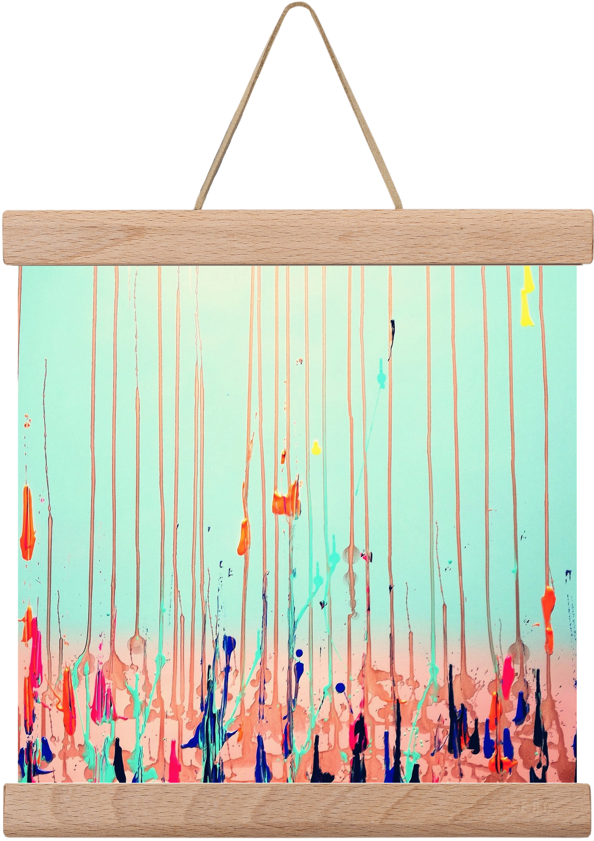 Jó reggelt!, 20x20 cm (20x20 cm), Tölgy akasztó