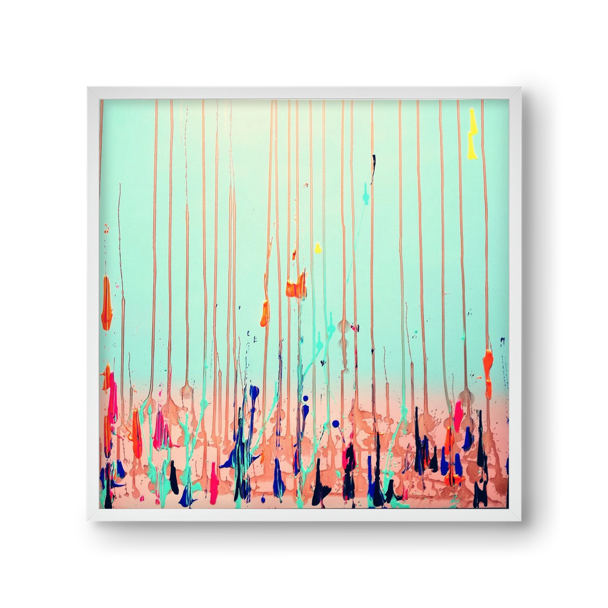 Jó reggelt!, 30x30 cm (30x30 cm), Fehér keret