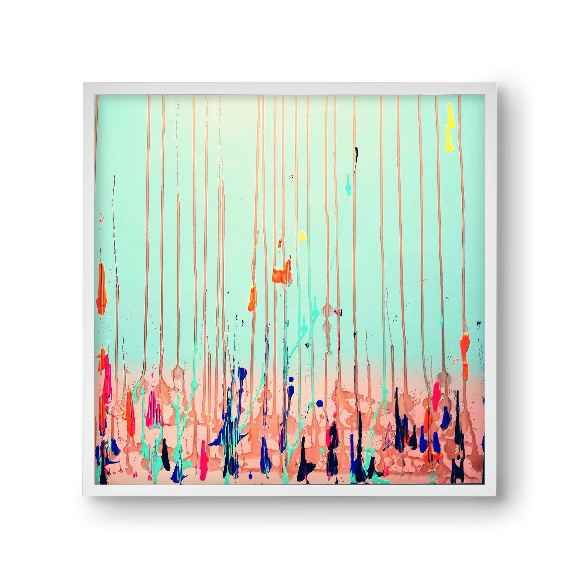 Jó reggelt!, 30x30 cm (30x30 cm), Fehér keret