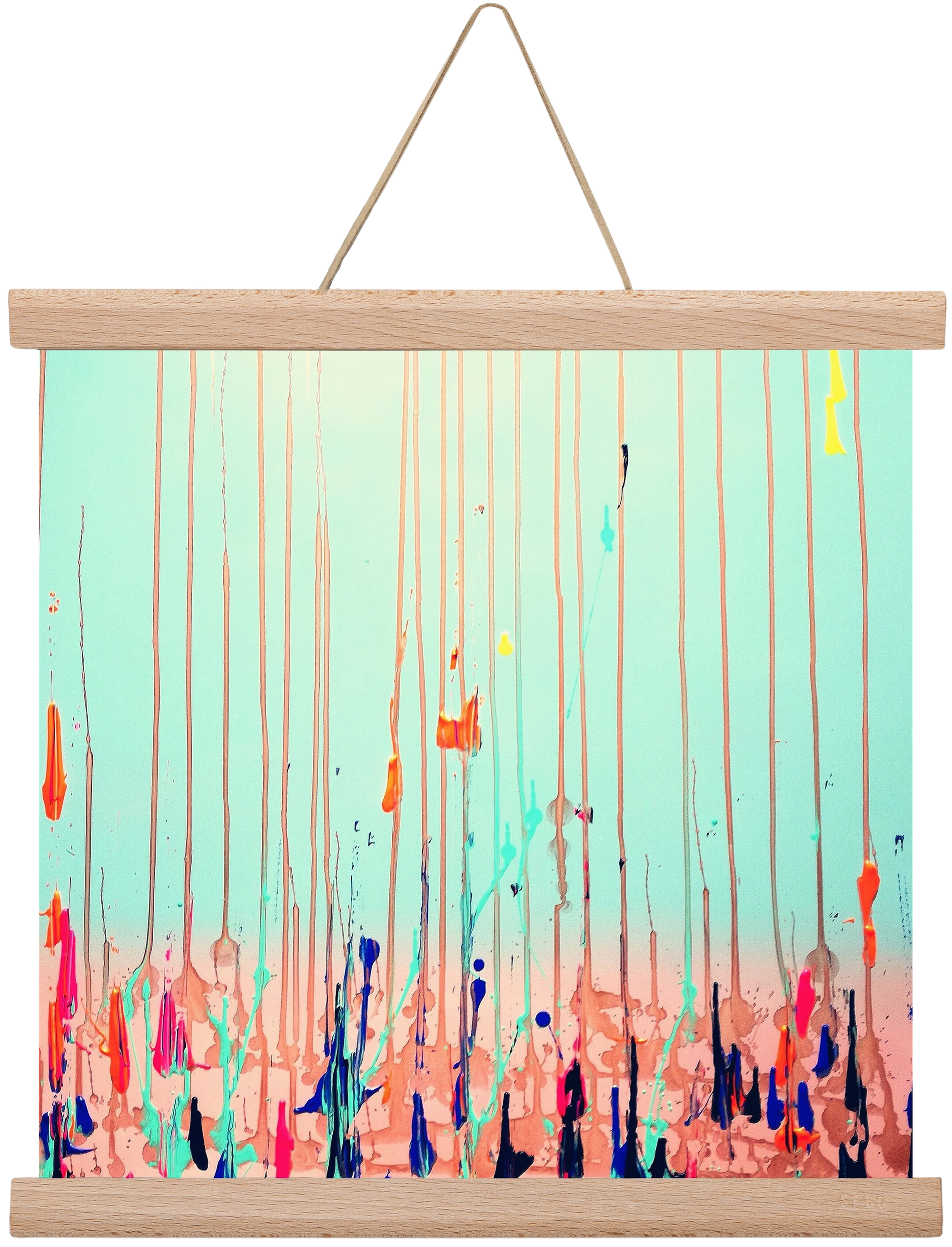 Jó reggelt!, 30x30 cm (30x30 cm), Tölgy akasztó