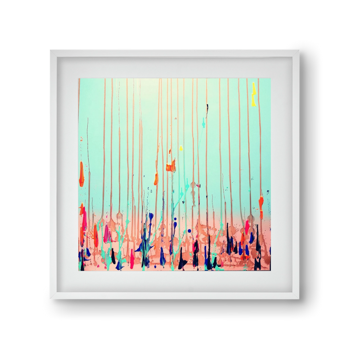 Jó reggelt!, 30x30 cm (20x20 cm), Fehér keret, paszpartuval