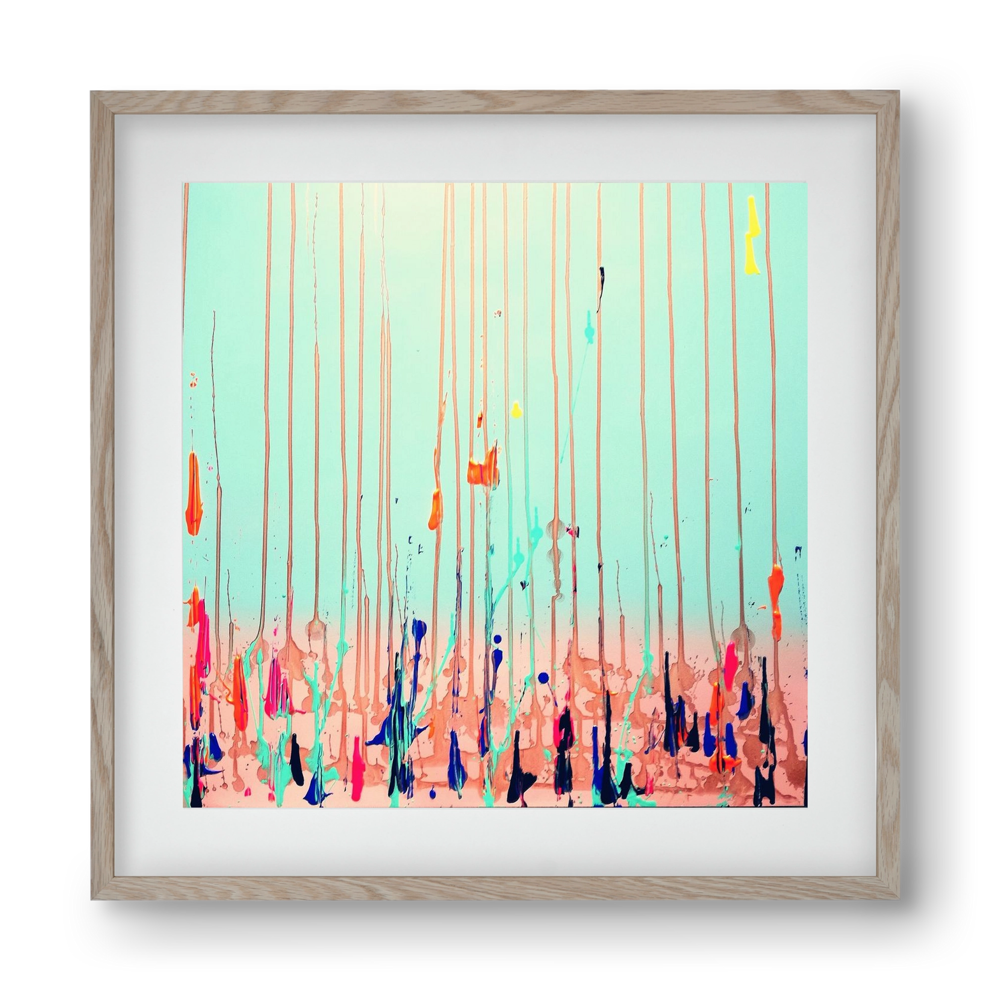 Jó reggelt!, 40x40 cm (30x30 cm), Tölgy keret, paszpartuval