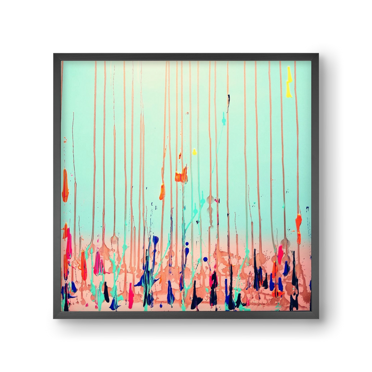 Jó reggelt!, 30x30 cm (30x30 cm), Fekete keret