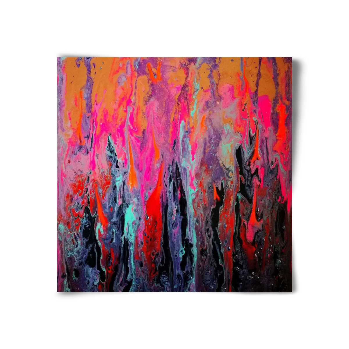 Lava of faith, 30x30 cm, Keret nélkül