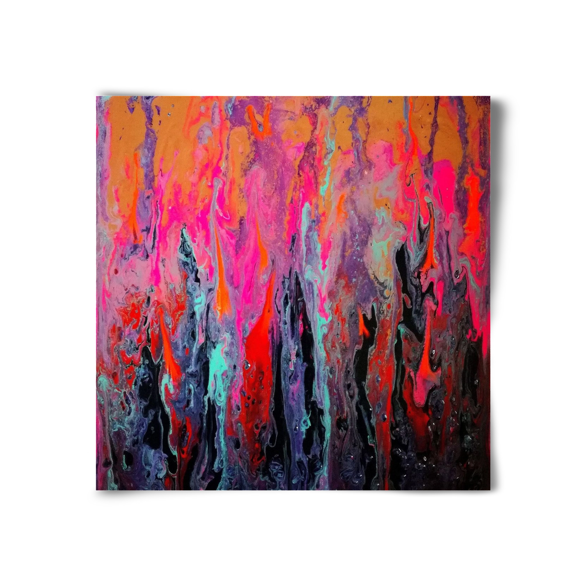 Lava of faith, 30x30 cm, Keret nélkül
