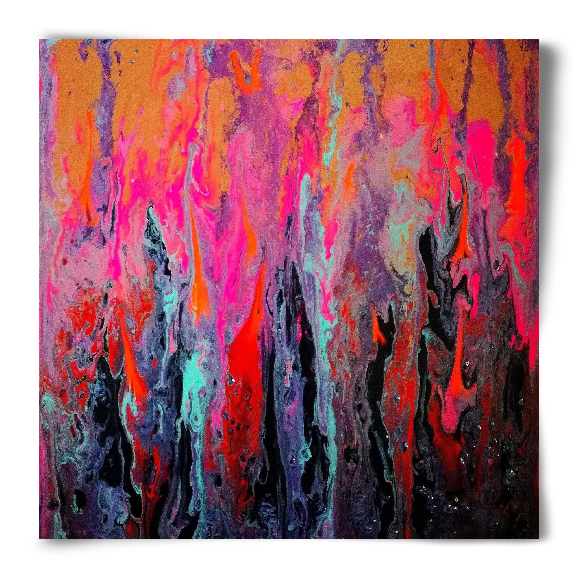 Lava of faith, 50x50 cm, Keret nélkül