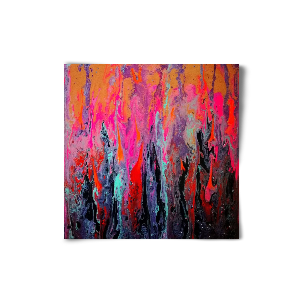 Lava of faith, 20x20 cm, Keret nélkül