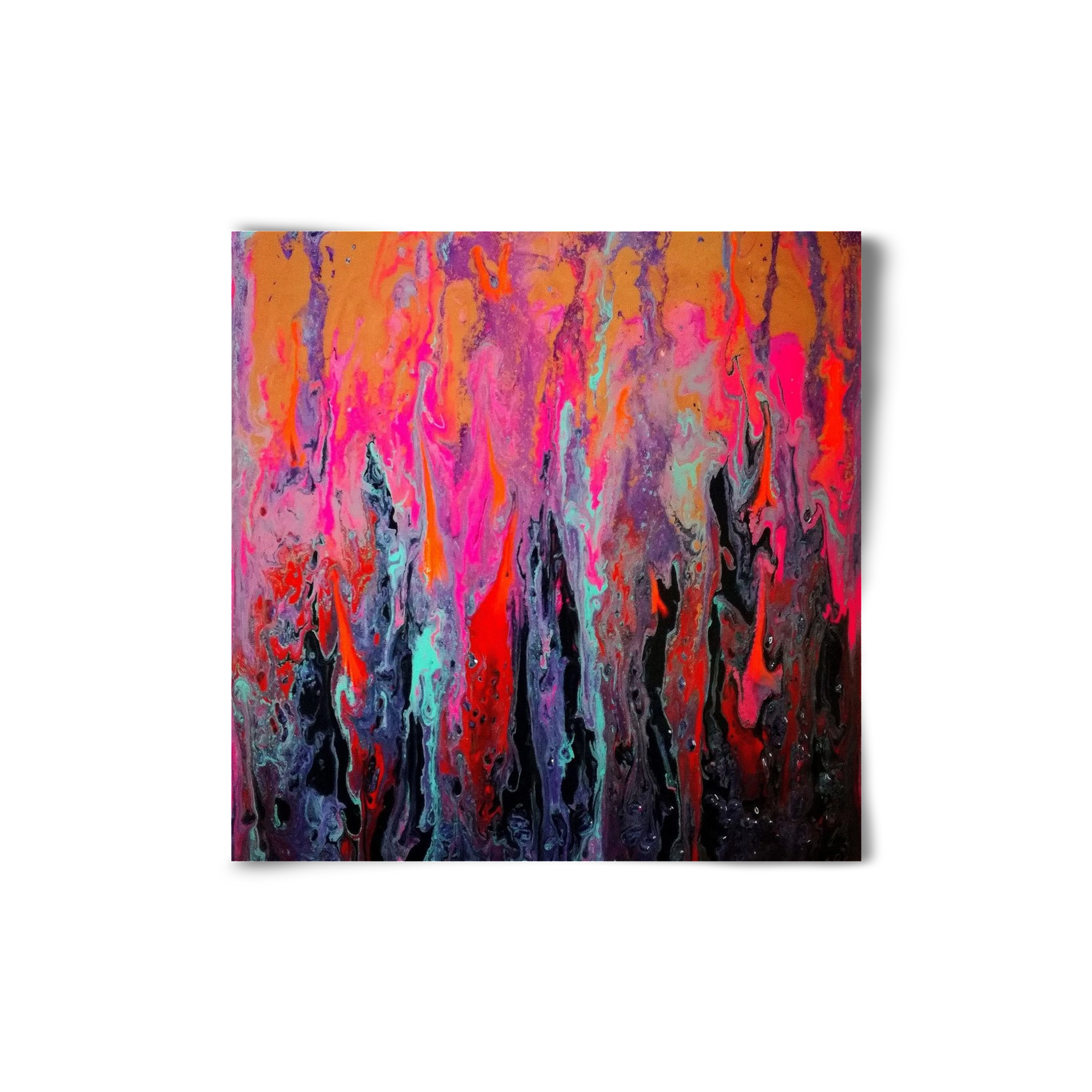 Lava of faith, 20x20 cm, Keret nélkül