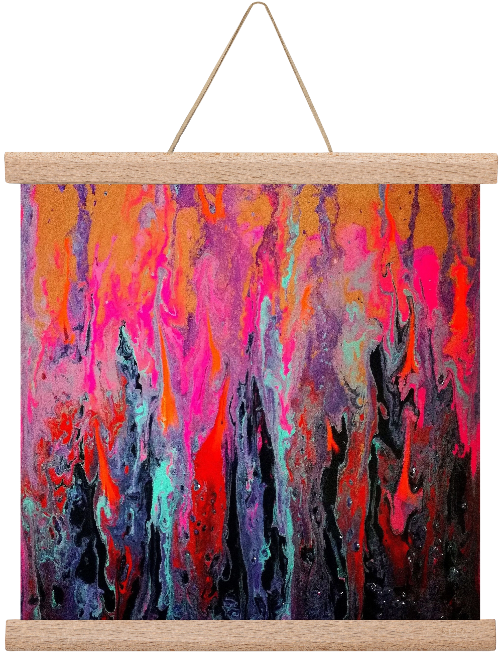 Lava of faith, 30x30 cm (30x30 cm), Tölgy akasztó